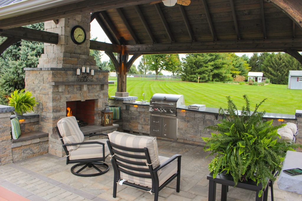 01 outdoor kitchen pavilion builder