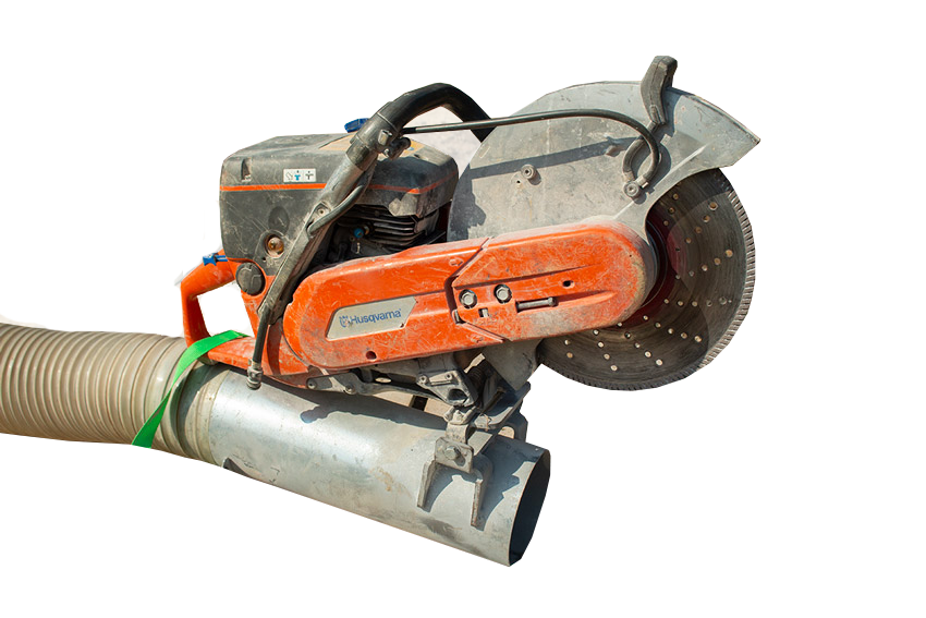 wall saw attachment